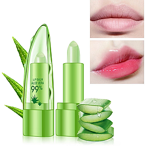 Natural Aloe Vera Lipstick Waterproof Moisturizing Lip Balm Lip Stick