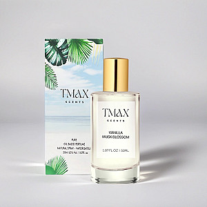 TMAX Scent Vanilla Musk Blossom - Unisex 50ml Perfume with Floral & Creamy Amber Notes