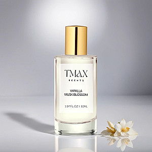 TMAX Scent Vanilla Musk Blossom - Unisex 50ml Perfume with Floral & Creamy Amber Notes