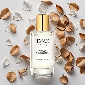 TMAX Scent Vanilla Musk Blossom - Unisex 50ml Perfume with Floral & Creamy Amber Notes