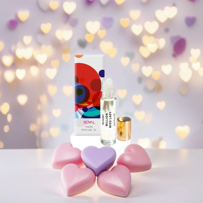 TSZ Scent Million Miss Lady Perfume Oil - Exquisite 6ml Women's Roll-On with Honey, Citrus, Sweet Accents - Impression of Lady Million Perfume