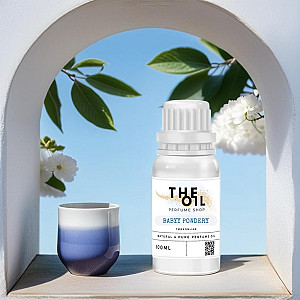 TSZ Scent Babyy Powdery Perfume Oil 100ml Soft Musk & Delicate Floral Fragrance Long-Lasting Alcohol-Free Gentle on Skin