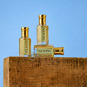 TSZ Scent Mango Ember Perfume Oil for Women and Men 12ml | Alcohol-Free Long Lasting Signature Fragrance, Fruity Woody Amber Vanilla, Easy Swipe Use, Carry, Travel (God of Fire)